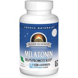 Source Naturals Melatonin Sublingual Peppermint 5