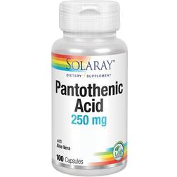 Solaray Pantothenic Acid 250 100 pcs