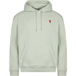 Ami Paris Ami De Coeur Small Hoodie Unisex - Pale Green