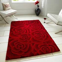 Think Rugs Valentine VL-10 Indian Hand Pink, Red