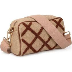 Laura Ashley Women's Handbag LENORE-QUILTED-TAN Brown (23 x 15 x 9 cm)