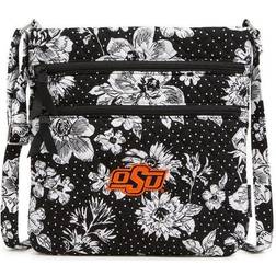 Vera Bradley Oklahoma State Cowboys Rain Garden Triple-Zip Hipster Crossbody Bag