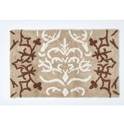 Homescapes Bath Mat Bath Brown, Beige, Natural