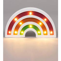 Glow Kids Wooden Rainbow Table Lamp