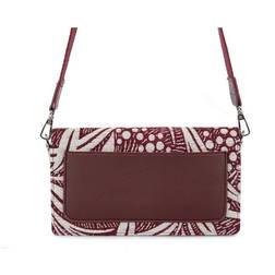 Laura Ashley Women's Handbag CRESTON-FLOWER-CLARET-RED Grey (24 x 13 x 3 cm)