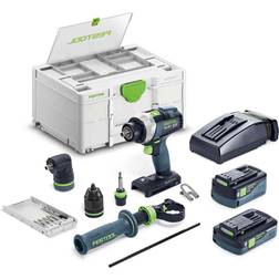 Festool Skruvdragare TDC 18/4 5,0/4,0 I-Set QUADRIVE