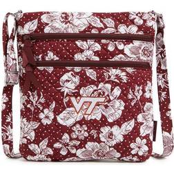 Vera Bradley Virginia Tech Hokies Rain Garden Triple-Zip Hipster Crossbody Bag