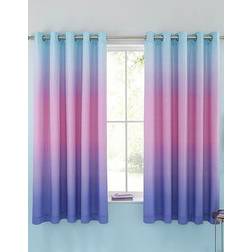 Catherine Lansfield Ombre Rainbow Clouds Bed Sheet Pink, Multicolour