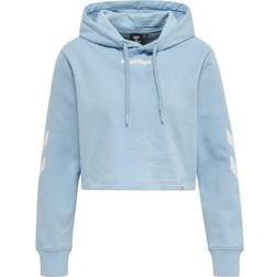 Hummel Legacy Women Cropped Hoodie - Celestial Blue