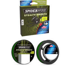 Berkley Spider Wire Braided Line 150 Vanish Fluorocarbon 40 Green 0.150/0.400 mm