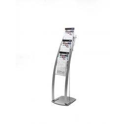 Deflecto Six Pocket Literature Floor Stand A4