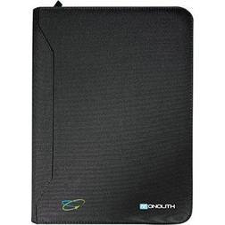 Monolith Blueline Zipped w/Ring Binder Conference Folder A4