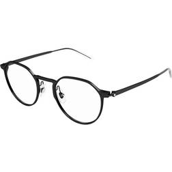 Montblanc MB 0233O 001, including lenses, ROUND Glasses, MALE