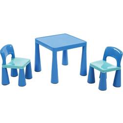 Liberty House Toys Kids Square Plastic and 2 Chairs Set