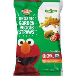 Earth's Best Organic Garden Veggie Straws Original with Real Potatoes, Spinach