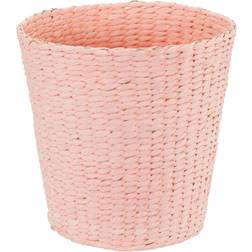 Household Essentials Waste Basket Paper Rope Pink