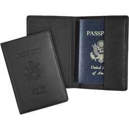 Royce New York Leather Rfid-Blocking U.s. Passport Case