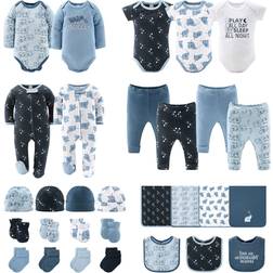 The Peanutshell Blue Elephant 30-Piece Layette Gift Set, 0-3