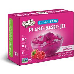 Simply Delish Natural Jel Dessert Mix Sugar Free Raspberry