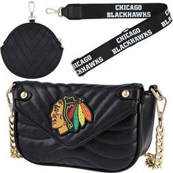 Cuce Women's Chicago Blackhawks Vegan Leather Strap Bag