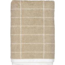 Mette Ditmer Tile Stone Bath Towel White, Beige (140x)