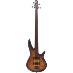 Ibanez SRF 700 BBF Fretless Brown Burst Flat