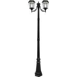 Gama Sonic Victorian Bulb 87-in H Lamp Post