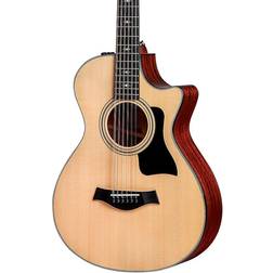 Taylor 352ce 12-string Acoustic-electric Guitar Natural Sitka Spruce