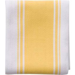 Dexam Love Colour Striped Tea Kitchen Towel White, Yellow