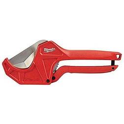 Milwaukee Hand Ratcheting PVC Cutter 63mm Snap-off Blade Knife