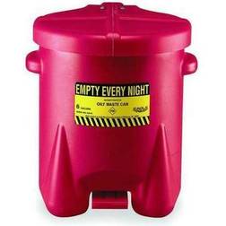 Eagle 6 Gallon Capacity, Polyethylene Oily Waste Can