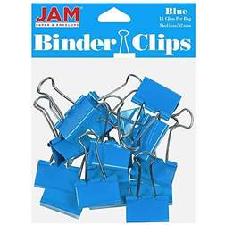 Jam Paper & Envelope Blue Binder Clips 1