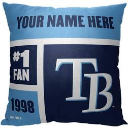 MLB The Northwest Tampa Bay Colorblock Personalized Throw Complete Decoration Pillows