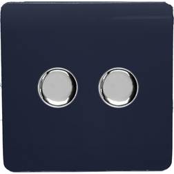 Trendi Switch 2G LED Dimmer Navy