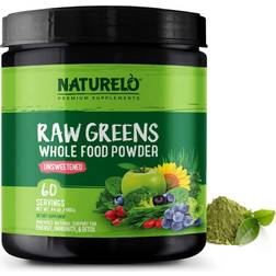 Naturelo Raw Greens Whole Food Powder Unsweetened