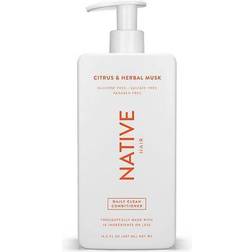 Native Daily Clean Conditioner Citrus Herbal Musk Sulfate Paraben Free