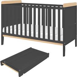 Tutti Bambini Rio Cot Bed with Cot Top Changer & Mattress 34.3x56.8"