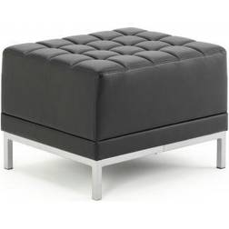 Dynamic Infinity Modular Cube Chair Black Bonded Leather