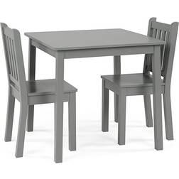 Humble Crew Kids Wood Table & 2 Chairs Set