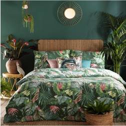 Riva Home Furn. Amazonia Jade Floral Duvet Cover Pink, Green, White