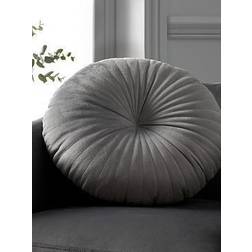 Catherine Lansfield Round Cushion Cover Grey