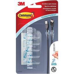 3M 17017CLR Clip Self-adhesive 19-5001-5869-6 Bundle Ø range 5 mm (max) Transparent 4 pc(s)