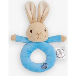 Rainbow Beatrix Potter Peter Rabbit/Flopsy Bunny Ring Rattle Kid Plush Soft Toy Blue