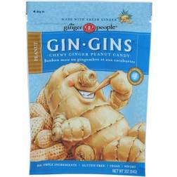Ginger People Gin Gins Chewy Ginger Candy Peanut