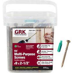 GRK Fasteners R4 No. 9 X 2-1/2 Star Coated