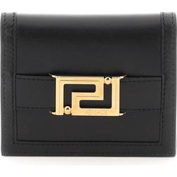 Versace Greca Goddess Bifold Wallet - Black