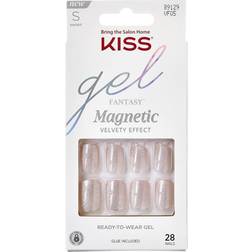 Kiss Kiss Gel Fantasy Magnetic Velvety Fake Nails, `Dignity ct