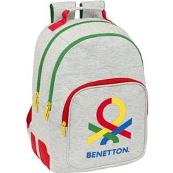 Benetton School Bag Pop Grey (32 x 42 x 15 cm)