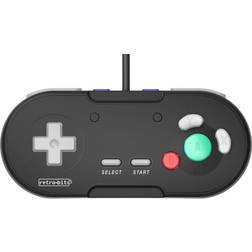 Retro-Bit Legacy GC Wired Pad Black Gamepad Nintendo GAMECUBE Bestilt forventet på lager 31-03-2023