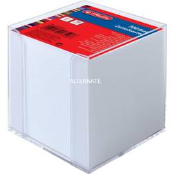 Herlitz 9x9x9cm Transparent Cube Note Box